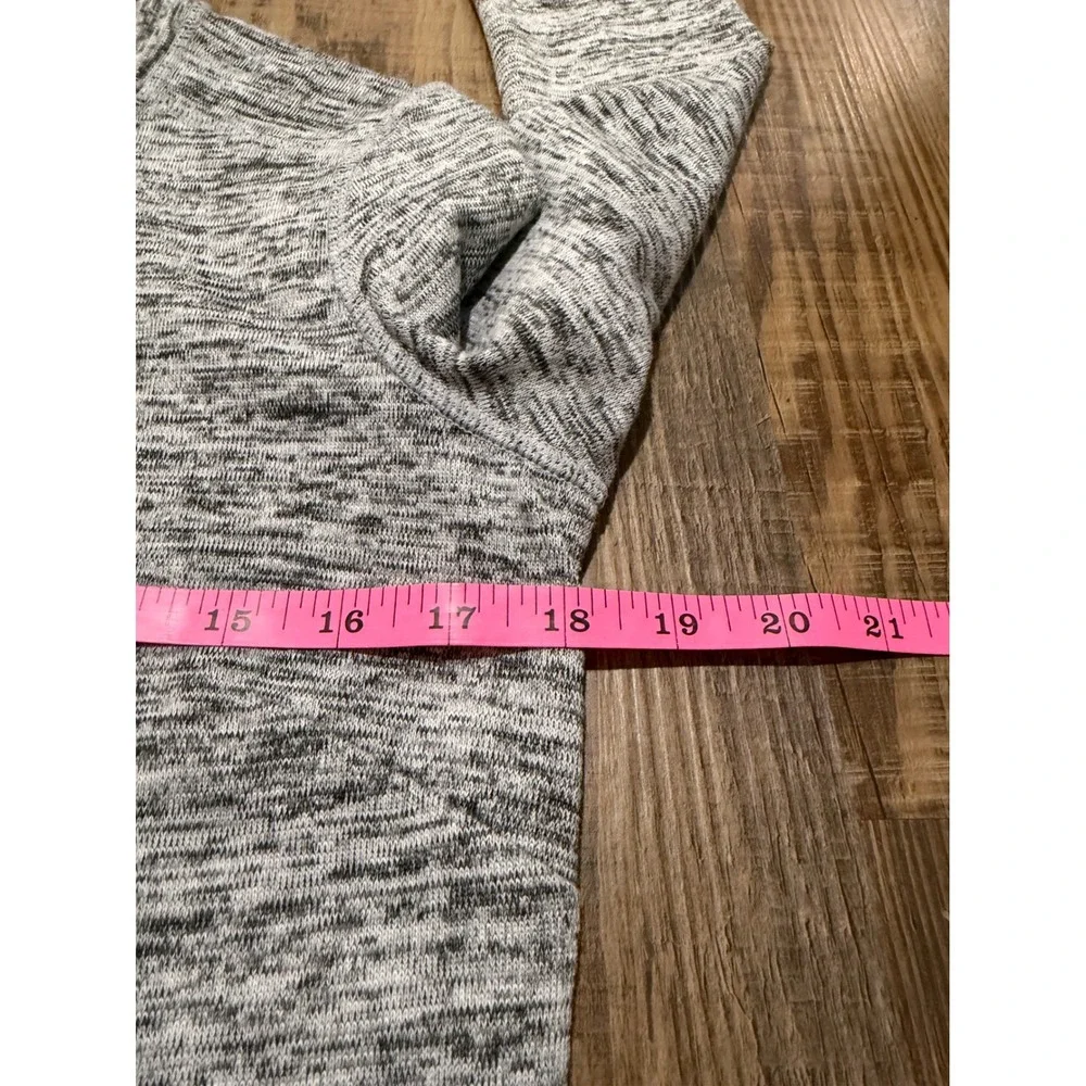 Athleta Grey Women's XS Space Dye Long Sleeve Mini Dress Pockets Active‎ Casual